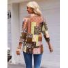 imageZeagoo 34 Length Sleeve Womens Tops Round Neck Casual Summer Tunic Tops Basic Tees Blouses Dressy TShirts Pleated ShirtsMz810