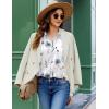 imageZeagoo Button Down Shirt for Women Long Sleeve Blouses Floral Printed Tops Business Casual Work Outfits SXXLFloral White