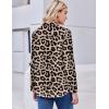 imageZeagoo Button Down Shirt for Women Long Sleeve Blouses Floral Printed Tops Business Casual Work Outfits SXXLLeopard Print