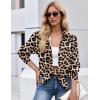 imageZeagoo Button Down Shirt for Women Long Sleeve Blouses Floral Printed Tops Business Casual Work Outfits SXXLLeopard Print