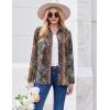 imageZeagoo Button Down Shirt for Women Long Sleeve Blouses Floral Printed Tops Business Casual Work Outfits SXXLMulticolor 721