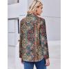 imageZeagoo Button Down Shirt for Women Long Sleeve Blouses Floral Printed Tops Business Casual Work Outfits SXXLMulticolor 721