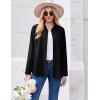 imageZeagoo Button Down Shirt for Women Long Sleeve Blouses Floral Printed Tops Business Casual Work Outfits SXXLZblackstain Shield