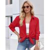 imageZeagoo Button Down Shirt for Women Long Sleeve Blouses Floral Printed Tops Business Casual Work Outfits SXXLZredstain Shield