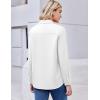 imageZeagoo Button Down Shirt for Women Long Sleeve Blouses Floral Printed Tops Business Casual Work Outfits SXXLZwhitestain Shield
