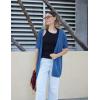 imageZeagoo Lightweight Summer Cardigan for Women Short Sleeve V Neck Crochet Kimonos Loose Open Front Hollow Out Cover UpsAshleigh Blue
