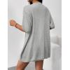 imageZeagoo Lightweight Summer Cardigan for Women Short Sleeve V Neck Crochet Kimonos Loose Open Front Hollow Out Cover UpsLight Grey