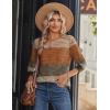 imageZeagoo Long Sleeve Shirts for Women Casual V Neck Fall Tops Dressy Summer Work Blouses ClothesGeometric 398