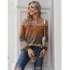 imageZeagoo Long Sleeve Shirts for Women Casual V Neck Fall Tops Dressy Summer Work Blouses ClothesGeometric 398