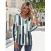 imageZeagoo Long Sleeve Shirts for Women Casual V Neck Fall Tops Dressy Summer Work Blouses ClothesGeometric 530