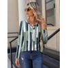imageZeagoo Long Sleeve Shirts for Women Casual V Neck Fall Tops Dressy Summer Work Blouses ClothesGeometric 530