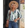 imageZeagoo Long Sleeve Shirts for Women Casual V Neck Fall Tops Dressy Summer Work Blouses ClothesGeometric 530