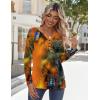 imageZeagoo Long Sleeve Shirts for Women Casual V Neck Fall Tops Dressy Summer Work Blouses ClothesMulticolor 272
