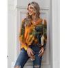 imageZeagoo Long Sleeve Shirts for Women Casual V Neck Fall Tops Dressy Summer Work Blouses ClothesMulticolor 272