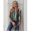imageZeagoo Long Sleeve Shirts for Women Casual V Neck Fall Tops Dressy Summer Work Blouses ClothesMulticolor 289