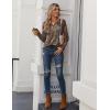 imageZeagoo Long Sleeve Shirts for Women Casual V Neck Fall Tops Dressy Summer Work Blouses ClothesMulticolor 721