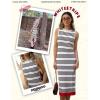 imageZeagoo Womens Bodycon Midi Dresses Summer Casual Sleeveless Dress Women Knit Side Slit Striped 2025 Long Tank DressWhiteblack