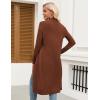 imageZeagoo Womens Long Cardigan Sweaters Lightweight Sweater Long Sleeve Open Front Casual Knit Duster Cardigans with PocketCaramel
