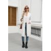 imageZeagoo Womens Long Cardigan Sweaters Lightweight Sweater Long Sleeve Open Front Casual Knit Duster Cardigans with PocketWhite