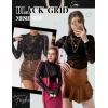 imageZeagoo Womens Mesh Long Sleeve Tops Mock Neck Going Out See Through Shirts Sexy Sheer Blouses Clubwear SXXLJh255