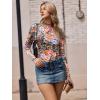 imageZeagoo Womens Mesh Long Sleeve Tops Mock Neck Going Out See Through Shirts Sexy Sheer Blouses Clubwear SXXLWf66