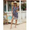 imageZeagoo Womens Summer Beach Dresses 2025 Loose Sleeveless Mini Sundress Swimsuit Coverup Spring Casual Boho Tank DressBlack Blue