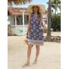 imageZeagoo Womens Summer Beach Dresses 2025 Loose Sleeveless Mini Sundress Swimsuit Coverup Spring Casual Boho Tank DressBlack Blue