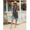imageZeagoo Womens Summer Beach Dresses 2025 Loose Sleeveless Mini Sundress Swimsuit Coverup Spring Casual Boho Tank DressBlue Print