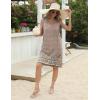imageZeagoo Womens Summer Beach Dresses 2025 Loose Sleeveless Mini Sundress Swimsuit Coverup Spring Casual Boho Tank DressOrange Print
