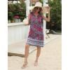 imageZeagoo Womens Summer Beach Dresses 2025 Loose Sleeveless Mini Sundress Swimsuit Coverup Spring Casual Boho Tank DressRed