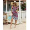 imageZeagoo Womens Summer Beach Dresses 2025 Loose Sleeveless Mini Sundress Swimsuit Coverup Spring Casual Boho Tank DressRed