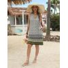 imageZeagoo Womens Summer Beach Dresses 2025 Loose Sleeveless Mini Sundress Swimsuit Coverup Spring Casual Boho Tank DressWhite