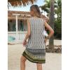 imageZeagoo Womens Summer Beach Dresses 2025 Loose Sleeveless Mini Sundress Swimsuit Coverup Spring Casual Boho Tank DressWhite