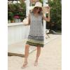 imageZeagoo Womens Summer Beach Dresses 2025 Loose Sleeveless Mini Sundress Swimsuit Coverup Spring Casual Boho Tank DressWhite