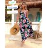 imageZeagoo Womens Summer Maxi Dress Spaghetti Strap Casual Printed Dress Boho Floral Beach SundressFloral7