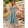 imageZeagoo Womens Summer Maxi Dress Spaghetti Strap Casual Printed Dress Boho Floral Beach SundressPattern4