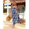imageZeagoo Womens Summer Maxi Dress Spaghetti Strap Casual Printed Dress Boho Floral Beach SundressPattern5