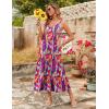 imageZeagoo Womens Summer Maxi Dress Spaghetti Strap Casual Printed Dress Boho Floral Beach SundressPattern6