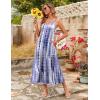 imageZeagoo Womens Summer Maxi Dress Spaghetti Strap Casual Printed Dress Boho Floral Beach SundressPattern7