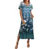 Blue Ethnic Pattern