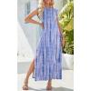 imageZeagoo Maxi Dresses for Women 2025 Summer Casual Sleeveless Floral Sundress Long Split Dresses with Pockets Beach VacationA01zr21
