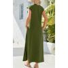imageZeagoo Maxi Dresses for Women 2025 Summer Casual Sleeveless Floral Sundress Long Split Dresses with Pockets Beach VacationA04green
