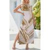 imageZeagoo Maxi Dresses for Women 2025 Summer Casual Sleeveless Floral Sundress Long Split Dresses with Pockets Beach VacationCx264