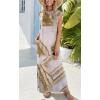 imageZeagoo Maxi Dresses for Women 2025 Summer Casual Sleeveless Floral Sundress Long Split Dresses with Pockets Beach VacationCx264