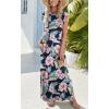 imageZeagoo Maxi Dresses for Women 2025 Summer Casual Sleeveless Floral Sundress Long Split Dresses with Pockets Beach VacationHf60