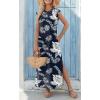 imageZeagoo Maxi Dresses for Women 2025 Summer Casual Sleeveless Floral Sundress Long Split Dresses with Pockets Beach VacationSp38