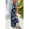 imageZeagoo Maxi Dresses for Women 2025 Summer Casual Sleeveless Floral Sundress Long Split Dresses with Pockets Beach VacationSp38