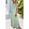 imageZeagoo Maxi Dresses for Women 2025 Summer Casual Sleeveless Floral Sundress Long Split Dresses with Pockets Beach VacationWf25
