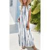 imageZeagoo Maxi Dresses for Women 2025 Summer Casual Sleeveless Floral Sundress Long Split Dresses with Pockets Beach VacationZr229
