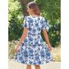 imageZeagoo Summer Tiered Mini Dress with Pockets Ruffle Sleeve VNeck Casual Dress A Line Boho Flowy Sundress 2025 VacationBf163